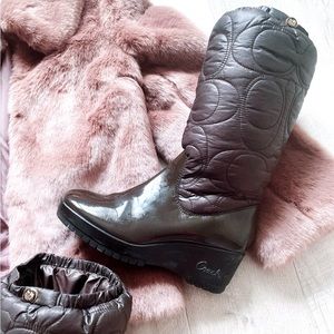 Coach Cantina puffer boots